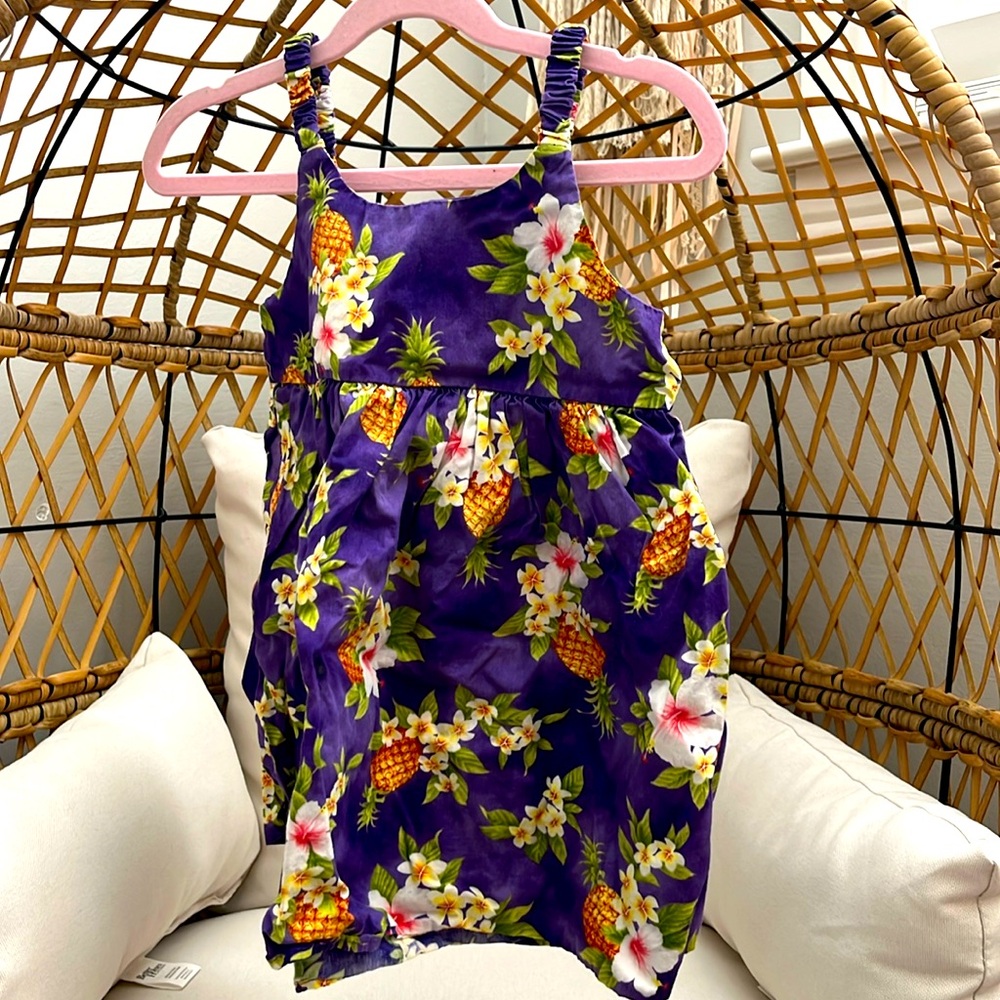 Girls Hawaiian dress- size 3-4